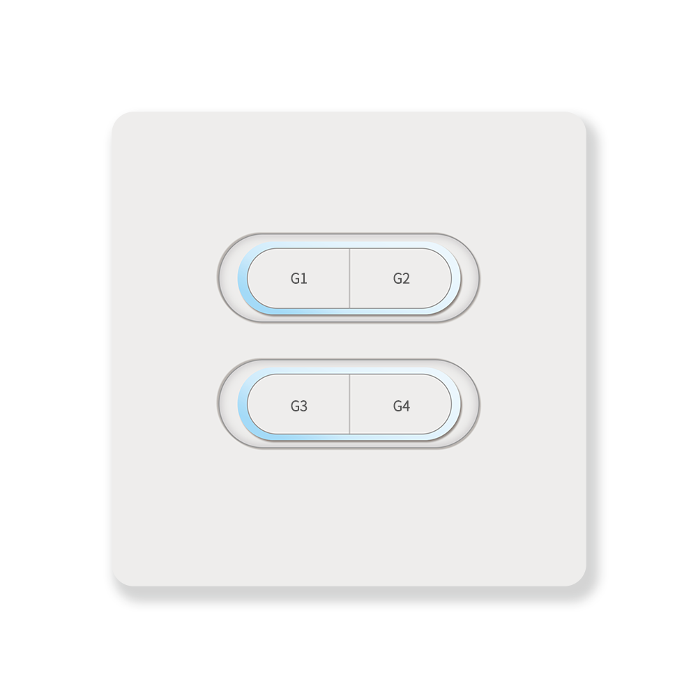 DALI-2 Control Panel with 4 Buttons