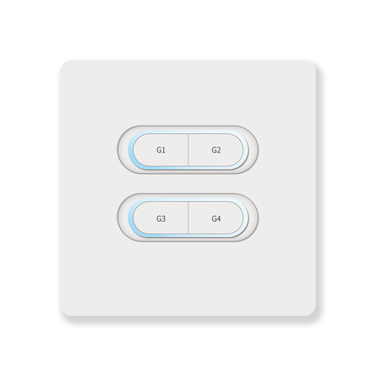 DALI-2 Control Panel with 4 Buttons